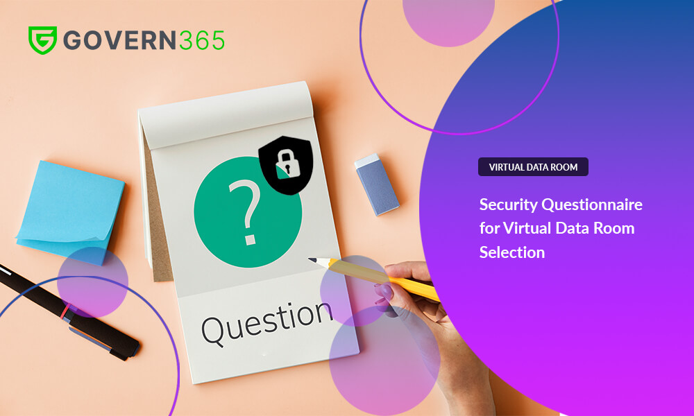 Security Questionnaire for Virtual Data Room Selection