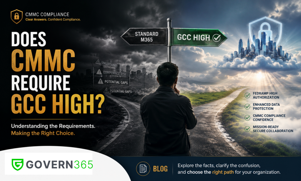 Does CMMC Require GCC High?